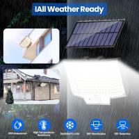Lámpara Solar Exterior LED 160/128 Con 3 Modos Luz De Decoración Para Jardín Y Parque Sensor De Movimiento PIR Impermeable IP65 - details 2