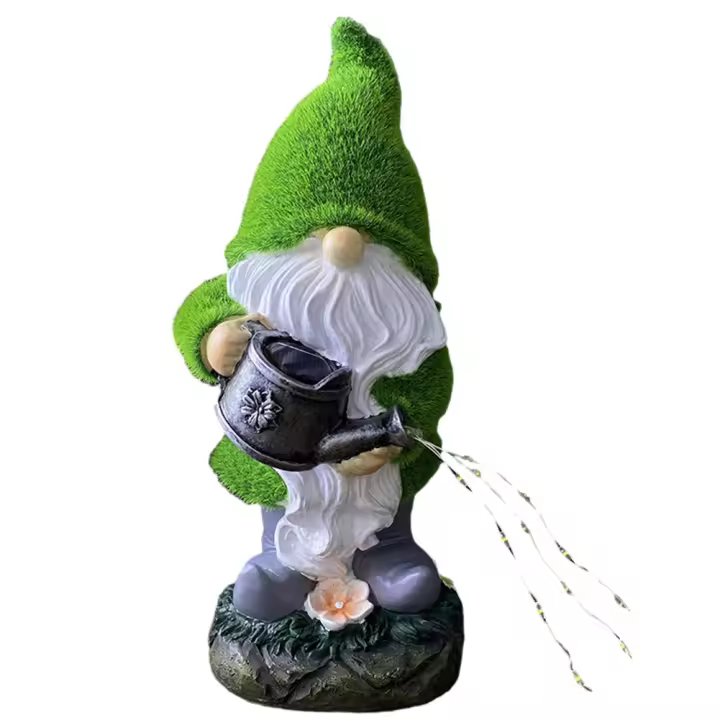 Estatua De Enano Para Jardín Decoración De Pared De Hada Sin Caras Muñeco De Resina Colección Adorno De Jardín Al Aire Libre - 1