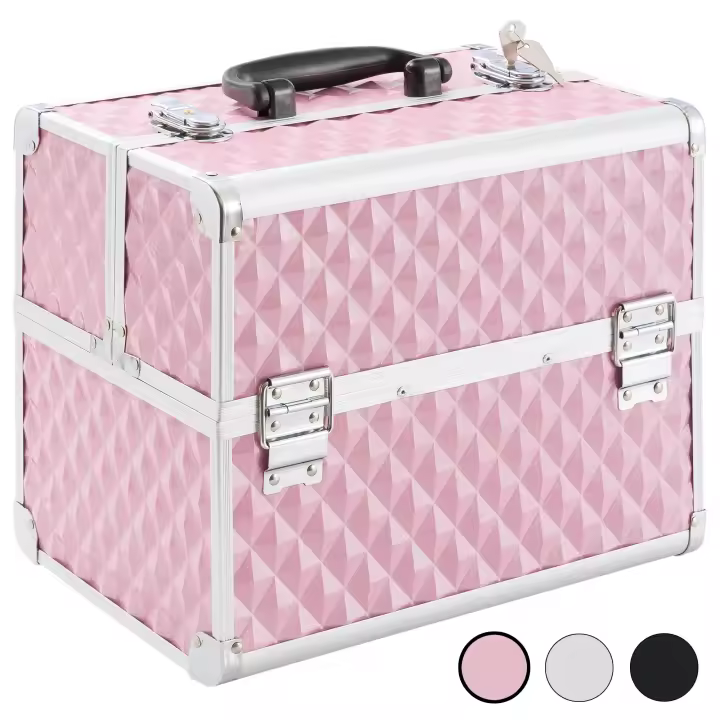 AREBOS Estuche de cosméticos  Estuche de maquillaje  Organizador de belleza - 1