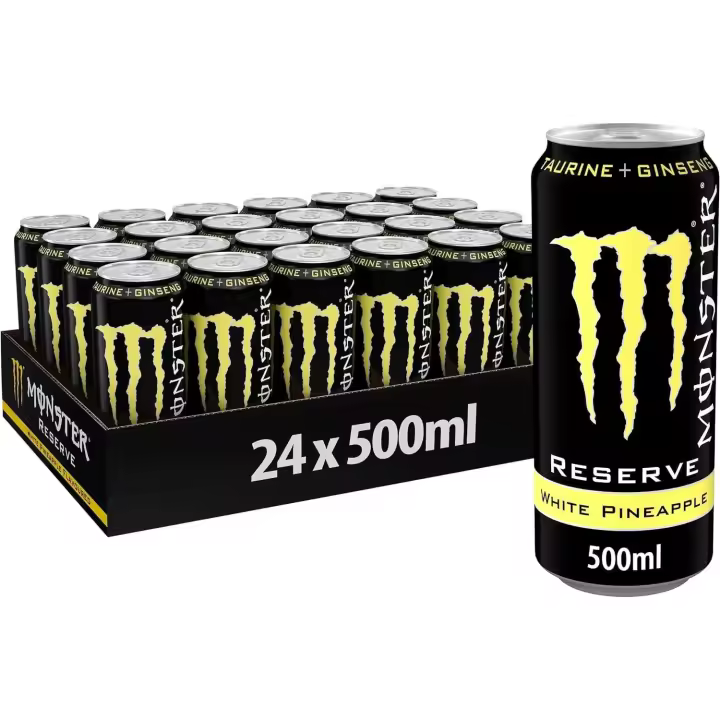 Caja 24 Monster Reserve White Pineapple 500ml - 1
