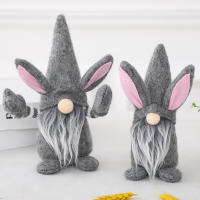 Muñeco De Pascua Sin Cara Con Pato Y Flores Muñeco De Tela Hecho a Mano Decoración Reutilizable Para El Hogar Regalo Para Niños Estilo Pastoral - details 9