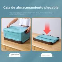 Caja De Almacenamiento Plegable Colorida Para El Hogar Organizador De Plástico Para Ropa Libros Juguetes Y Más (Múltiple Propósito Ahorro De Espacio) - details 0