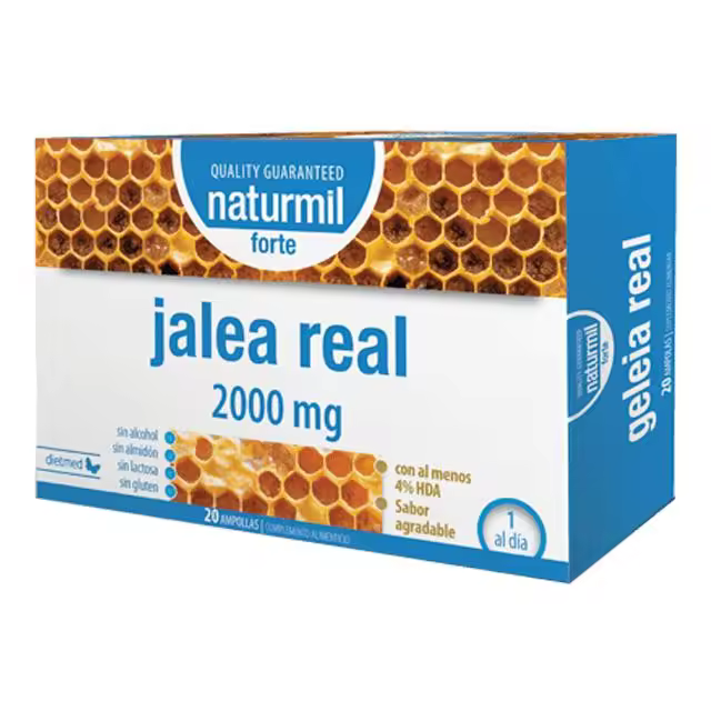 Naturmil Jalea Real Forte 20 Ampollas - Fortalece el Sistema Inmunológico - 1