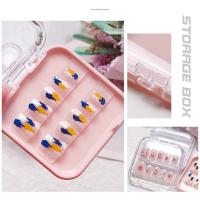 Caja De Uñas Vacía De 10 Piezas En Forma Cuadrada Para Empaque De Uñas Postizas Y Tips De Uñas Pequeña Para Negocios En Línea - details 0