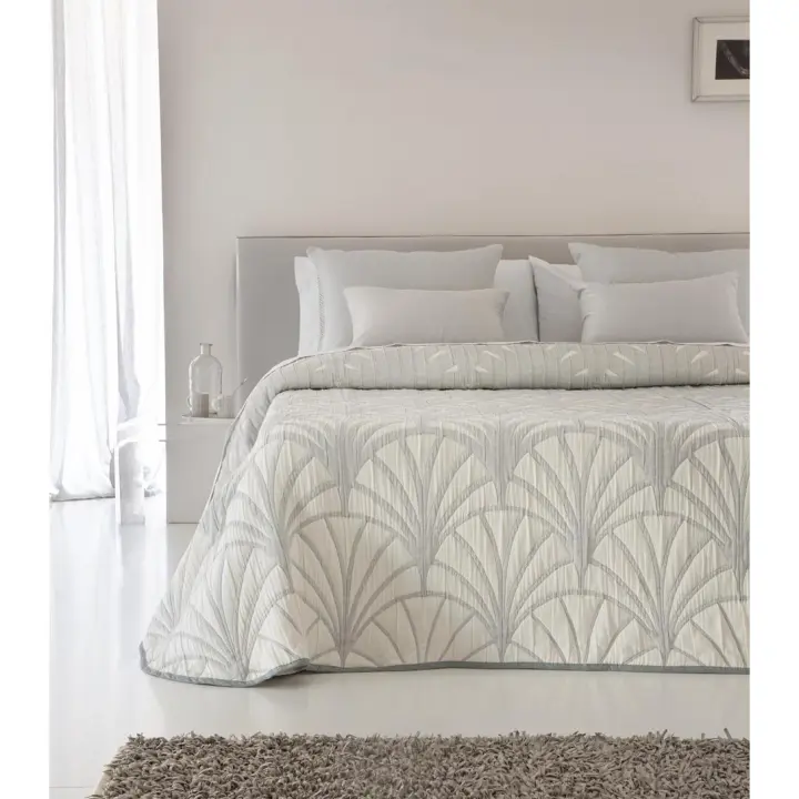 JVR - COLCHA TIPO 10 modelo LUXOR - Tejido Jacquard Pique - Fabricado en España - Cama 90/105/135/150/160/180 - 1