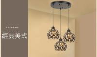 Lámpara De Techo Para Restaurante Cristal Simplicidad Y Elegancia Para Entrada Sala De Espera De Hotel Decoración Para Bar Lámpara Individual Metálica 220V - details 2