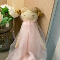 Muñeca De Peluche Rosa 50CM Con Corona Princesa Niña Suave Decoración Para Hogar Regalo De Cumpleaños Para Niñas Estilo Nórdico - details 4