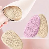 Almohadillas De Punta Suave Para Zapatos Accesorios Antideslizantes Cómodas Medio Aros Transpirables Absorbentes De Sudor Para Mujer Cuidado Del Pie - details 3