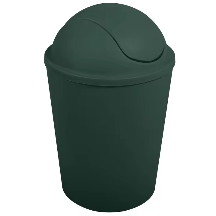 MSV Ako Cubo de Basura de Plástico Redondo 5,5l Azafran - 1