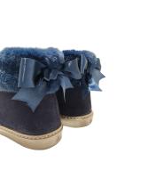 Titanitos botas de piel para niña en color marino mod. U712 ROSAMAR - details 3