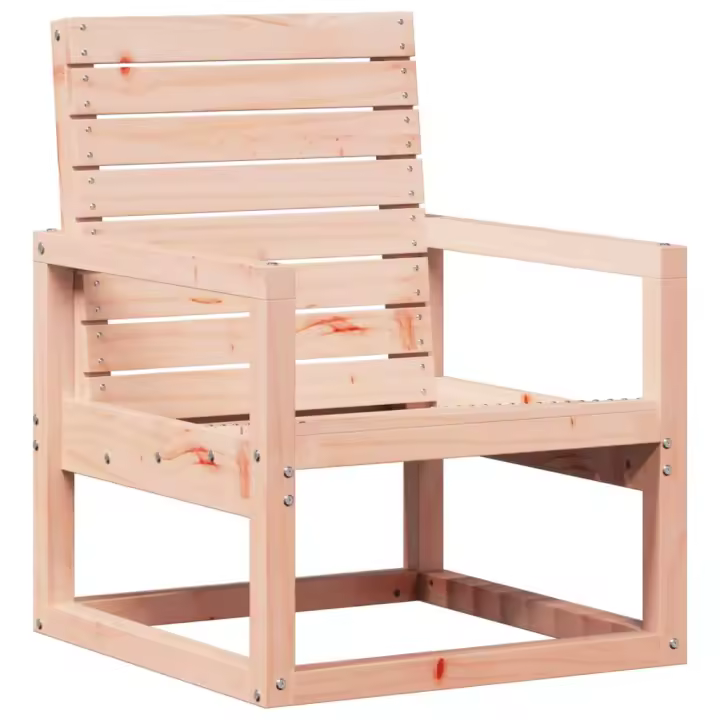 vidaXL Silla de jardín madera de impregnada 57,5x63x76 cm - 1