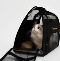 Purlov, Bolso Transportador de Mascotas Plegable – Mochila para Perros y Gatos Pequeños – Ventilación de Malla y Correa Ajustable – Ligero y Resistente – 50x25x30 cm - details 0