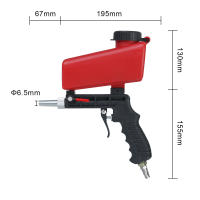 Pistola De Arena Portátil NICEYARD 90psi Ajustable Manuales Pneumáticos Set De Blastado Pequeño Máquina De Blastado De Arena - details 12