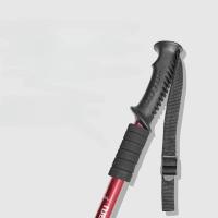 Palo De Caminar Ajustable Antideslizante Para Senderismo Montañismo Camping Buceo Poles De Norge 4 Uniones Manija De Goma Punta De Acero Y Carbono Material De Aluminio - details 6