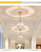 Luz De Techo Moderna Nórdica Con Sombrilla De Cristal Diseño Único Para Pasillo Sala De Estar Pendente Iluminación Self-Contained - details 5