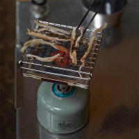 Mini Barbacoa Portátil Estufa Grill Redondo Plegable Soporte De Hornear Para Pan Y Toasts Herramientas De BBQ Con Relleno De Calefacción - details 5
