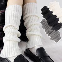 Calentadores De Pierna Para Mujer Y2K Japonés Lolita Calcetines Largos De Lana Tejidos Cubierta De Pie Guantes De Invierno Calcetines De Punto Grueso Para Otoño E Invierno - details 9