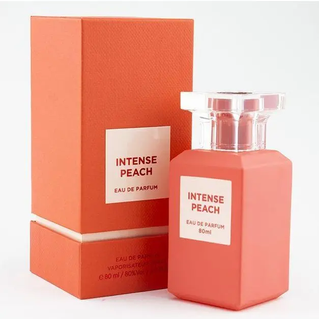 Intense Peach de Fragrance World Perfume árabe oriental Dubái NOVEDAD Perfume Frutal elegante Original Unisex - 100ml - 1