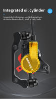 Freno De Disco Hidráulico BANBOK MTB 2 Pistones Calipero De Aceite Con Tubo De 800/1450mm Y Rotor De 160mm Palanca De 3 Dedos Para Bicicletas Piezas De Repuesto - details 5