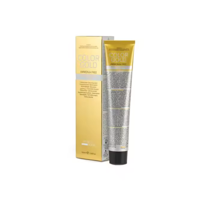 Tinte Color Gold sin amoniaco 100ml: 6.34 Rubio Oscuro Dorado Cobre - Design Look - 1