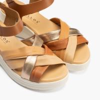PITILLOS 10610 NATUR Sandalias altas mujer 34980 25V SANDALIA PALA TUBULARES CRUZADA NATURAL - details 2