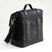 Bolsa De Silla Retro Para Motocicleta Impermeable Gran Capacidad Bolsa Lateral De Motocicleta De Lona De Cera Vintage - details 30
