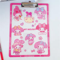 Pad De Escritura Sanrio Hello Kitty Cinnamoroll Kuromi My Melody A4 Con Clip De Colores Impresión De Prueba Accesorio Para Cosplay - details 12