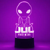 Lámpara De Mesa Colorida Anime 3D Julien Mari Para Decoración De Habitación Infantil Y Escritorio De Oficina Regalo Rapper Jul - details 0
