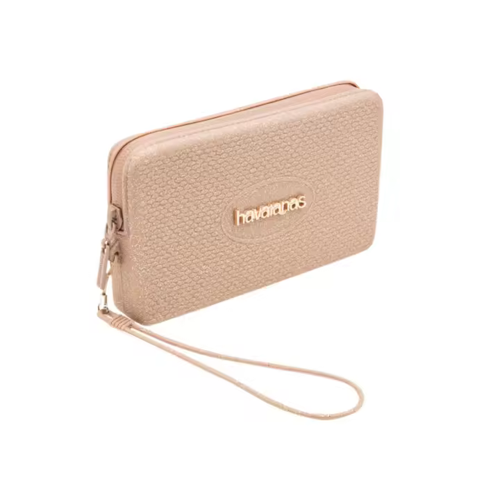 HAVAIANAS BEACH NECESSAIRE GLITTER- BEIGE - 1