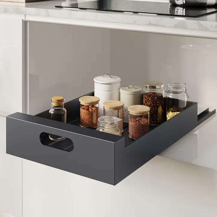 MARCTANI Bandeja Extraible Armario Cocina ANTIOXIDANTE - Cajones Extraibles para Cocina, Mueble Despensero o Estanteria AHORRA ESPACIO - Cajon Deslizante Telescópicos - 1
