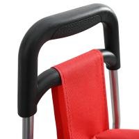 Carro de Compras con Ruedas VidaXL Rojo 35 L - details 3