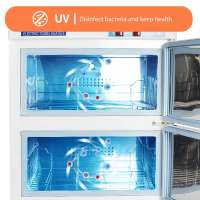 32A Calentador de toallas caliente UV con cámara de aluminio, calentador de toallas de baño con calentamiento rápido para Spa Facial, salón de belleza y cabello, Uso enchufable,Gabinete de desinfección de toallas ultravioleta - details 3