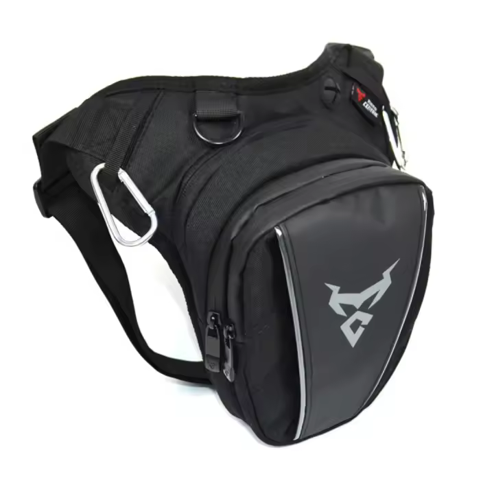 Bolsa De Pierna Para Motocicleta Impermeable Con Móvil Táctico De Oxford Bolsa De Cinturón De Bum Para Viajes Y Teléfono Móvil - 1