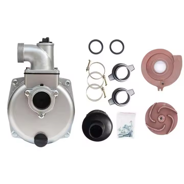 Powertec Pro - Kit de Bomba de Agua Autocebante 3 Pulgadas - Aluminio - Entrada y Salida de 80MM - Motores GX160, GX200, 168F, 170F o Diésel Similares - 1