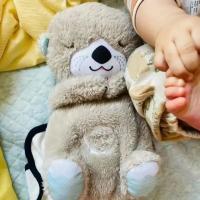 Oso De Peluche Suavizante Para Bebés Con Música Y Luz Compañero De Sueño Para Niños Material De Plush Relleno De PP Adecuado Para Todas Las Edades - details 1