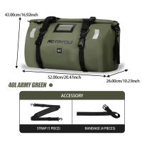 Bolsa De Pared Trasera Impermeable Para Motocicleta Viaje Exterior Equipaje Seco Bolsa De Manillar 40/66 Motorbike Luggage Backpack - details 24