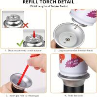 Adaptador De Tanque De Butano 3pcs/Set Para Recarga De Todas Las Boquillas De Tanques De Butano Linterna Y Encendedor - details 3