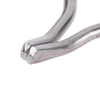 Pinzas De Crucible Profesionales En Acero Inoxidable Grueso Plomería Y Fundición Herramientas De Joyería Clip De Esterilla Cromado - details 1