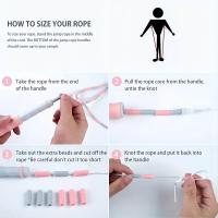 Cuerda De Saltar Fitness Antideslizante Unisex Con Flexibilidad Fuerte Y Luz No Enredada Para Entrenamiento Cardio En Brazos - details 1