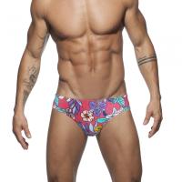 Bragas De Natación Para Hombre Estampado De Flores Moda Verano Push up Cintura Baja Shorts De Playa Traje De Baño Sexy - details 6