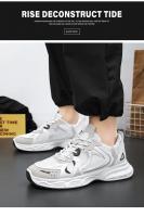 Zapatos De Correr Profesionales Para Hombres Zapatillas De Malla Ligera Y Transpirable Para Deporte Al Aire Libre Tenis Con Cordones - details 16