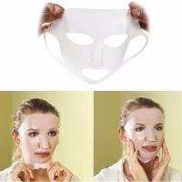 Máscara De Silicona Reutilizable Para El Rostro Con Gel Firmador Y Antienvejecimiento Fijación De Orejas Cuidado De La Piel Hidratante Y Lifting - details 2