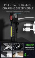 Linterna Frontal LED Super Brillante Recargable Con XPE COB Y Imán En La Cola Luz Trabajo Dual Impermeable Para Aventura Camping Pesca Senderismo - details 8