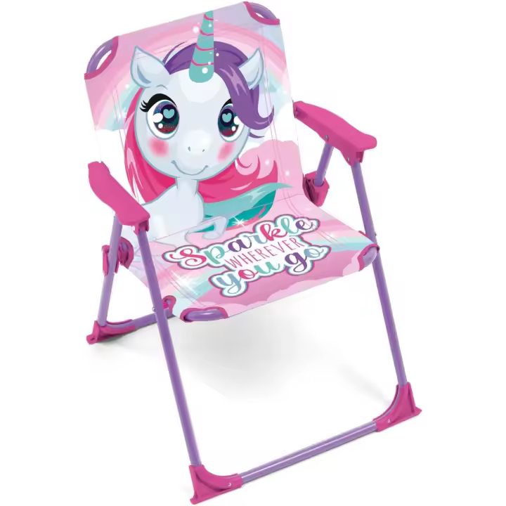 Arditex Silla Plegable con Brazos de 38x32x53cm - Silla Infantil Con Dibujo - Apta para uso exterior o playa - 1