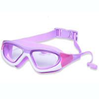 Gafas De Natación Para Niños Y Niñas Antiniebla Y Impermeables Con Marco Grande Equipamiento Deportivo Para Estudiantes - details 5