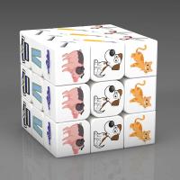 Cubo Mágico 3x3x3 Con Patrones De Banderas Juguete De Puzzle Para Niños Regalo Educativo Desafío Mental Plástico Magnético - details 4