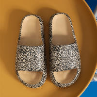 Sandalias De Plataforma Gruesa Para Mujer Leopardo Slides Suaves Para El Hogar Verano 2023 Playa Antideslizantes Tallas 44-45 - details 10