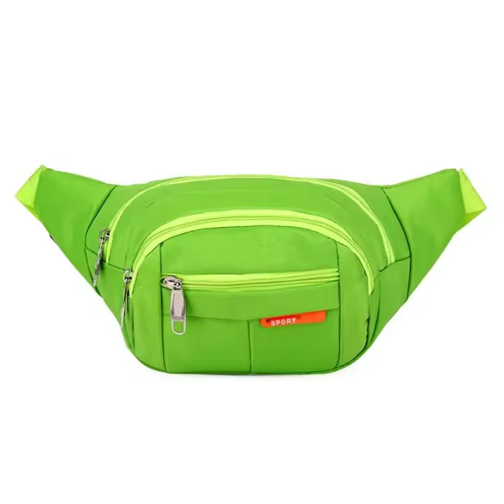 Bolsa De Cintura Para Hombres Y Mujeres Estuche De Pecho De Banano Cinturón De Bumbag Bolsa De Hombro Casual De Algodón Para Niños Y Adultos - 1