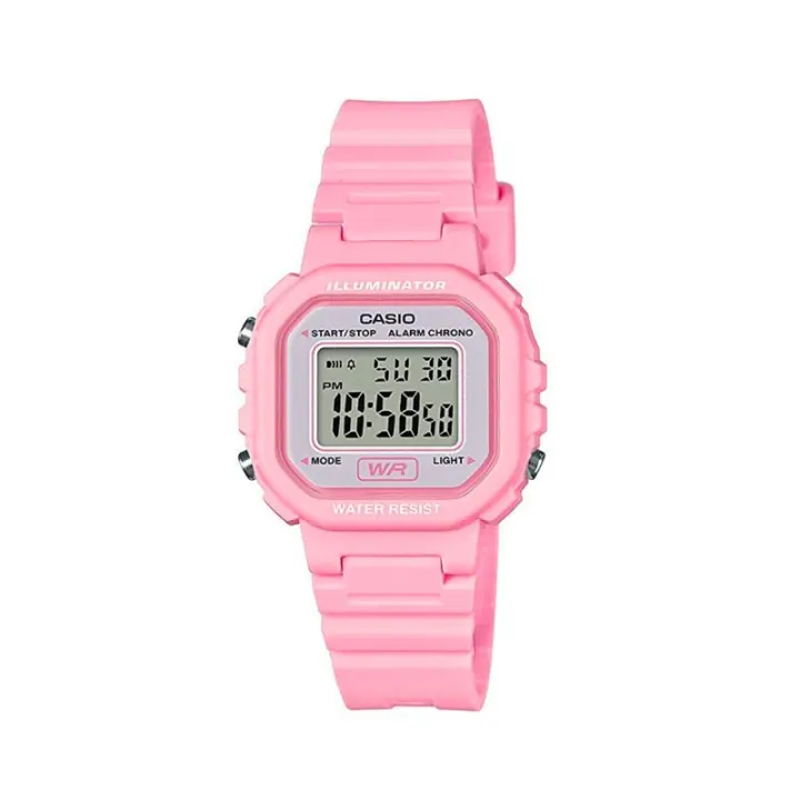 Reloj Digital Unisex Casio LA20WH-4A1 con Correa Rosa de Resina - 1