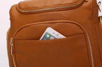 Bolso De Maternidad PU Cuero Grande Con Camión De Cambio Para Bebé Bolsa De Viaje Con Mochila Y Asiento De Carrito - details 15